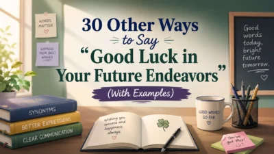 Other Ways to Say “Good Luck in Your Future Endeavors”