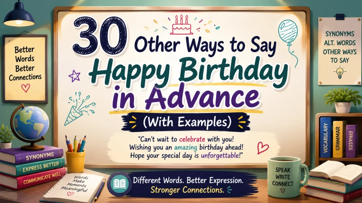 Other Ways to Say “Happy Birthday in Advance”