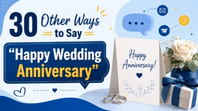Other Ways to Say “Happy Wedding Anniversary”
